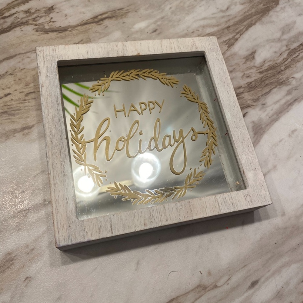 Christmas mirror